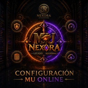 Configuración profesional de servidores MU Online - Nexora VE Networks