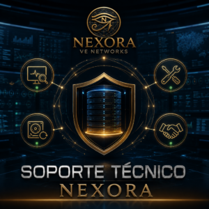 Soporte técnico para servidores y proyectos digitales - Nexora VE Networks